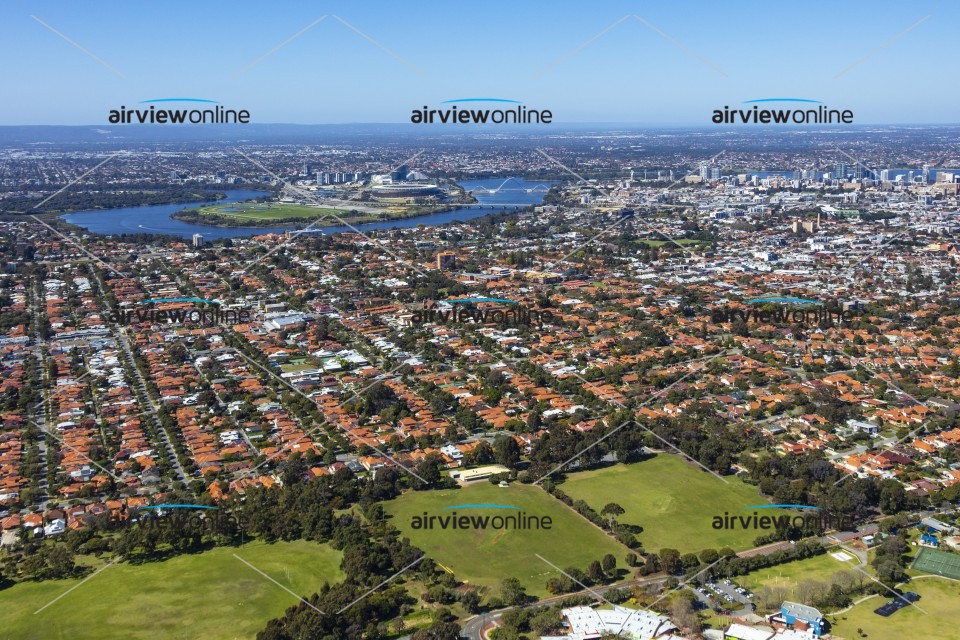 Aerial Photography Mount Lawley, Perth WA Airview Online