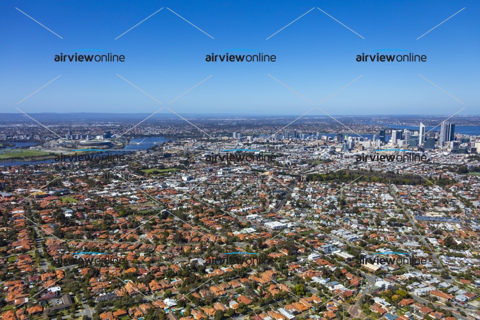 Aerial Photography Mount Lawley, Perth WA Airview Online