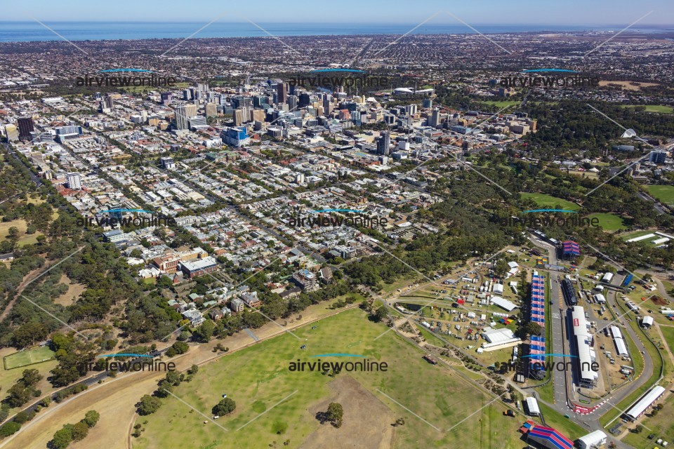 Aerial Photography Adelaide Street Circuit Airview Online