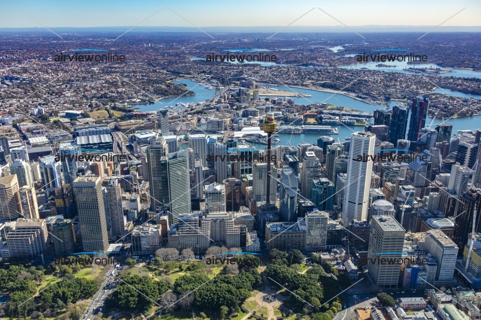 Aerial Photography Sydney CBD Looking To The West Airview Online