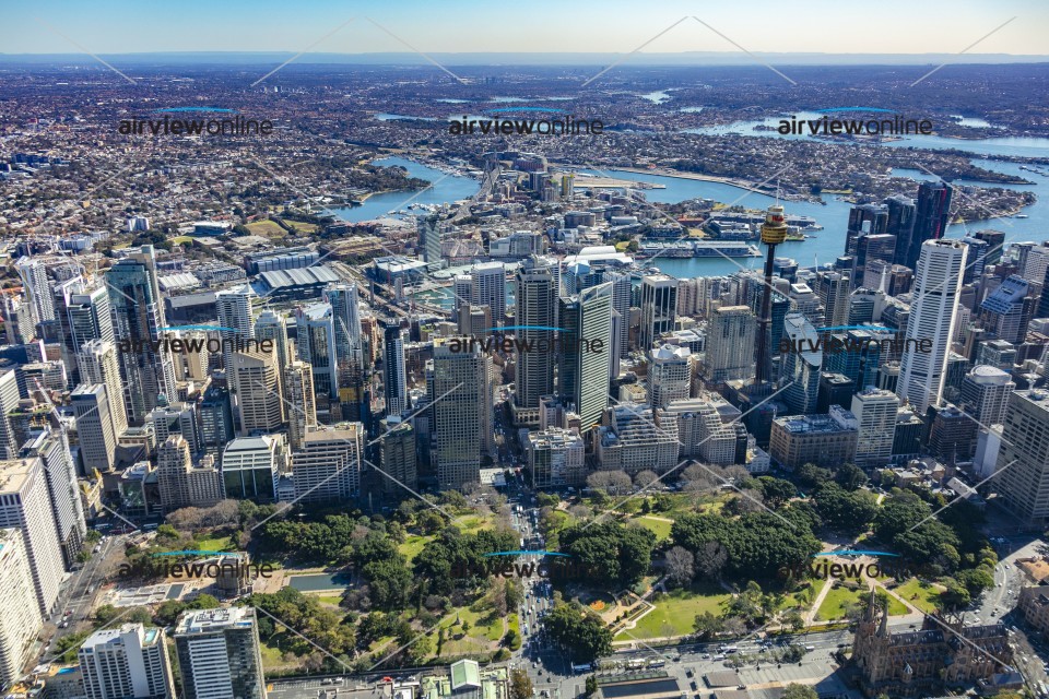 Aerial Photography Sydney CBD Looking To The West Airview Online