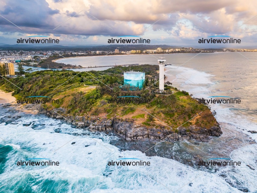 Aerial Photography Point Cartwright and Lighthouse Airview Online