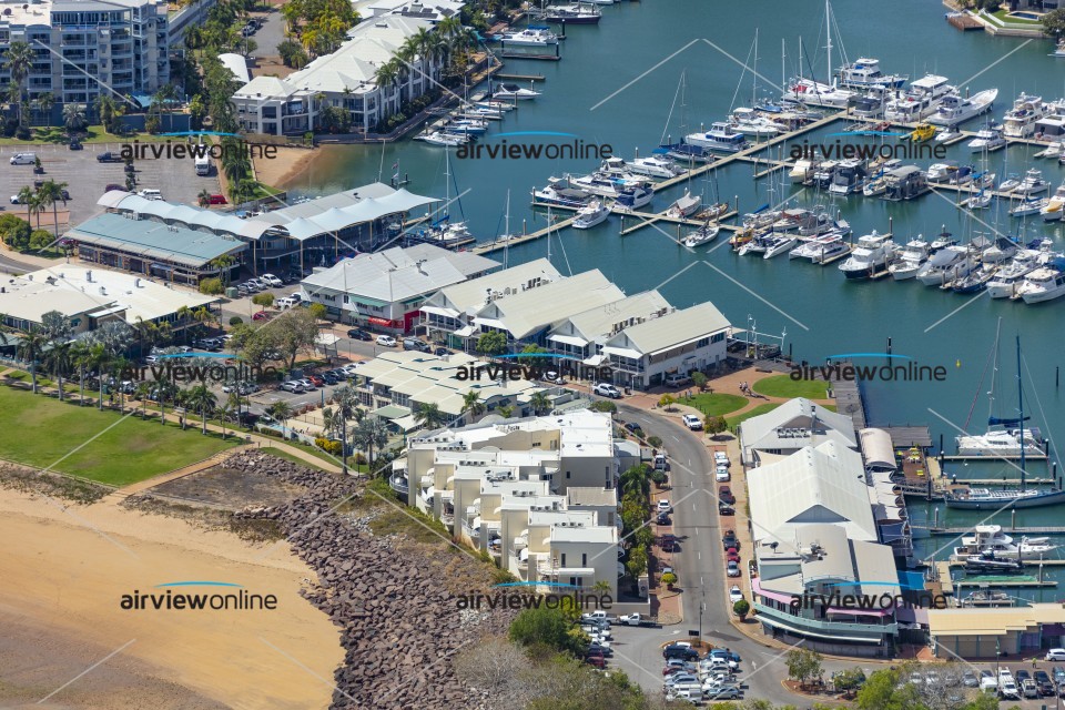 Aerial Photography Cullen Bay Luxury Homes and Marina Darwin Airview