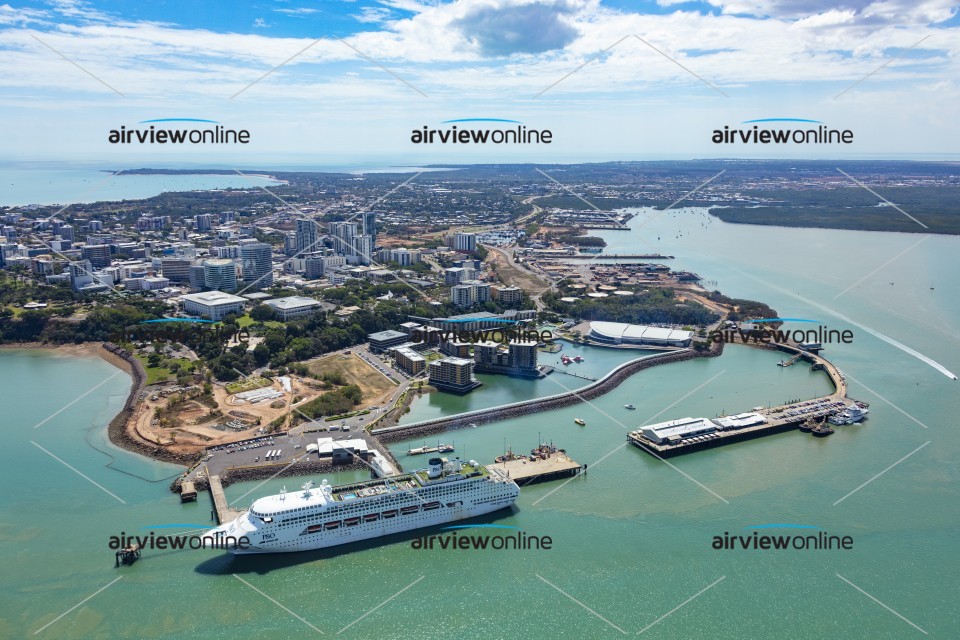 Aerial Image of P&O Cruises Darwin
