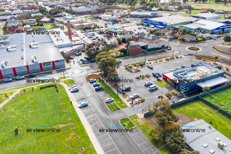 Aerial Photography Maryborough Goldfields Shopping Centre - Airview Online