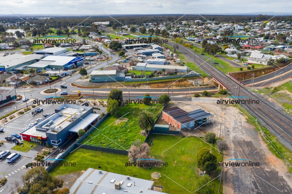 Aerial Photography Maryborough Railway Underpass - Airview Online