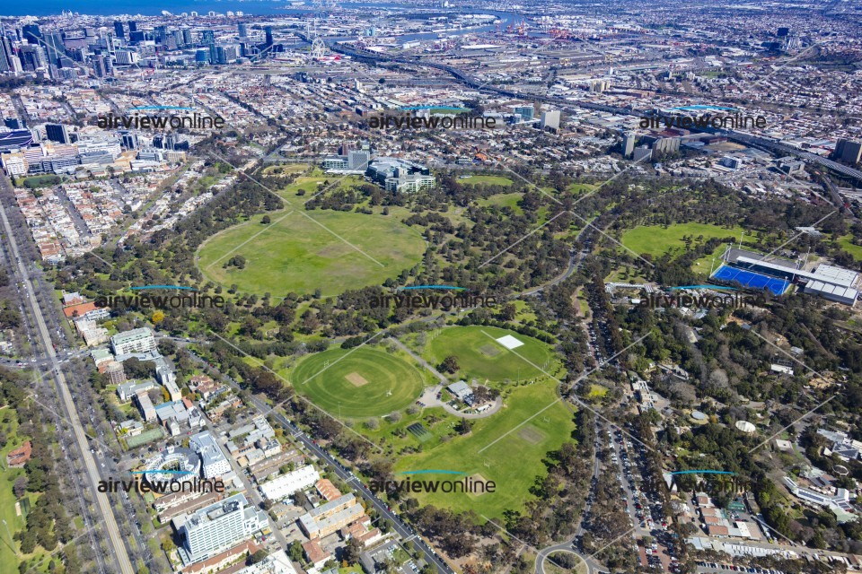 Aerial Photography Royal Park Melbourne Airview Online