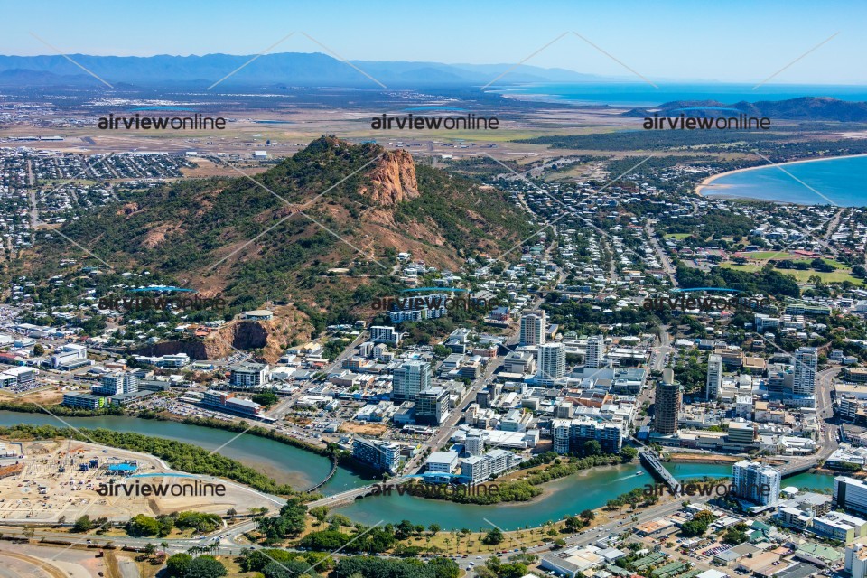 Aerial Photography Townsville, North Ward And Beligan Gardens - Airview 