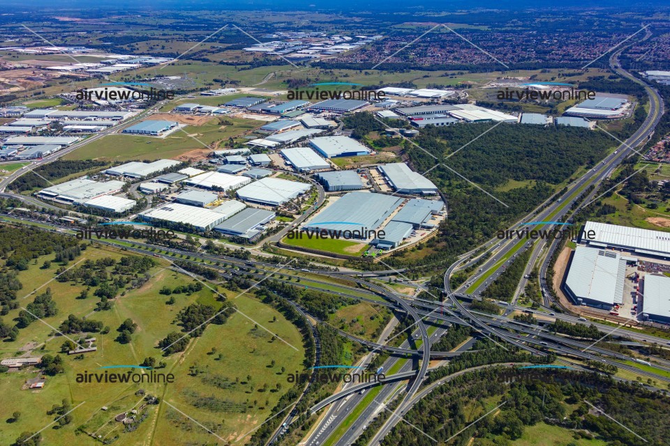 Aerial Photography Eastern Creek Commercial Area Airview Online