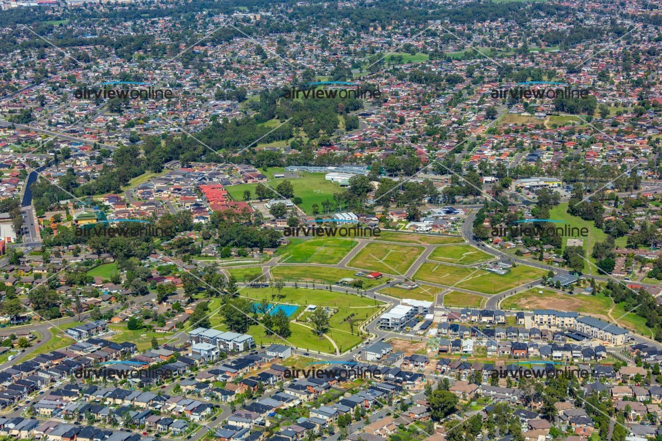 Aerial Photography Newleaf Communities Estate Bonnyrigg Airview Online