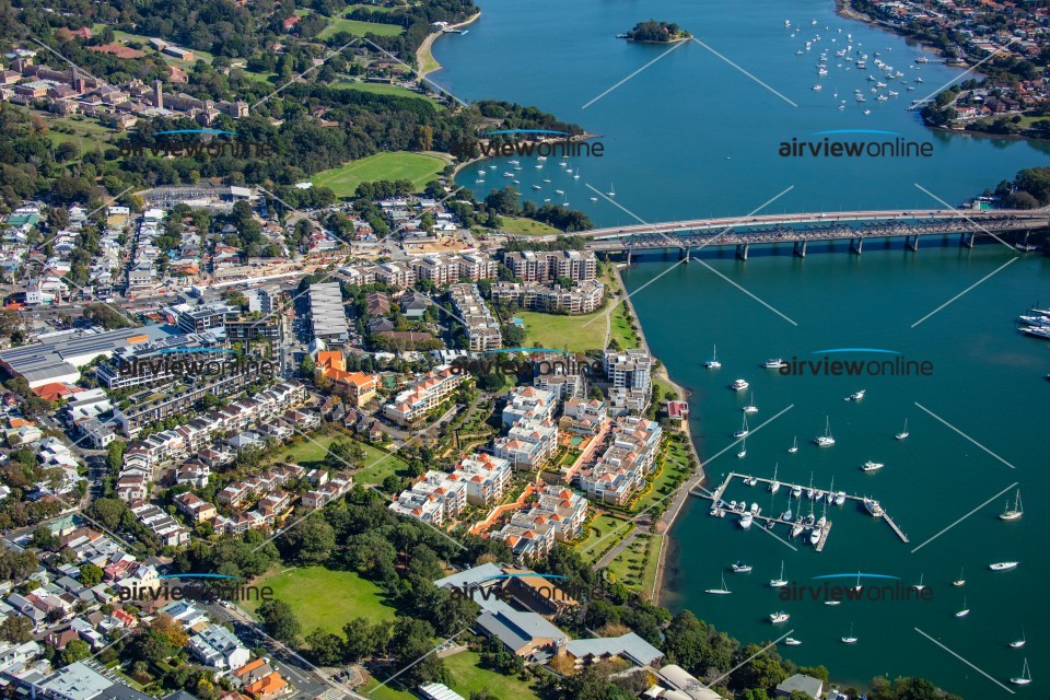 Aerial Photography Balmain Cove Luxury Apartments Airview Online