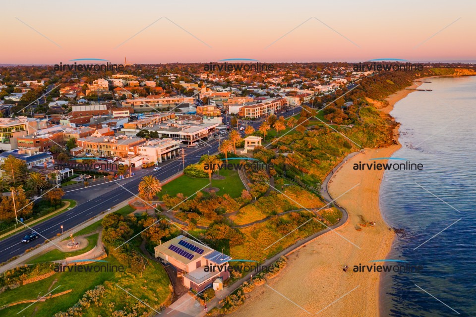 Aerial Image of Sandringham Beach