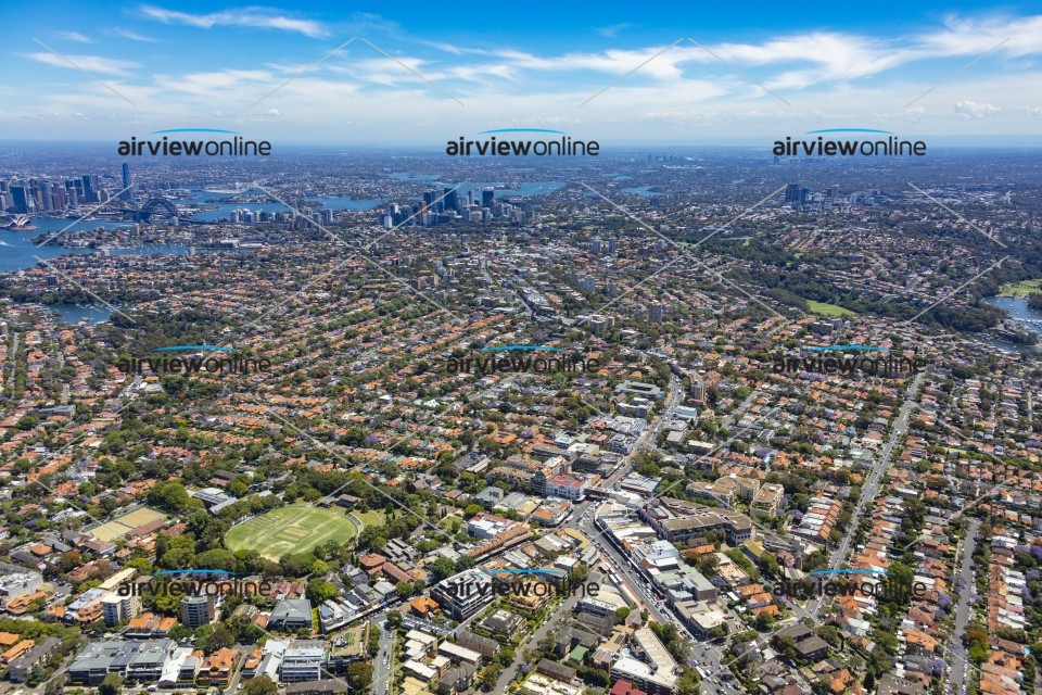 Aerial Photography Military Road and Mosman Airview Online