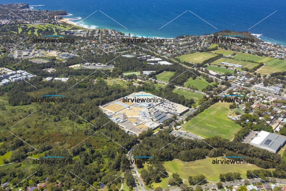 Aerial Photography Warriewood Square Shopping Centre - Airview Online