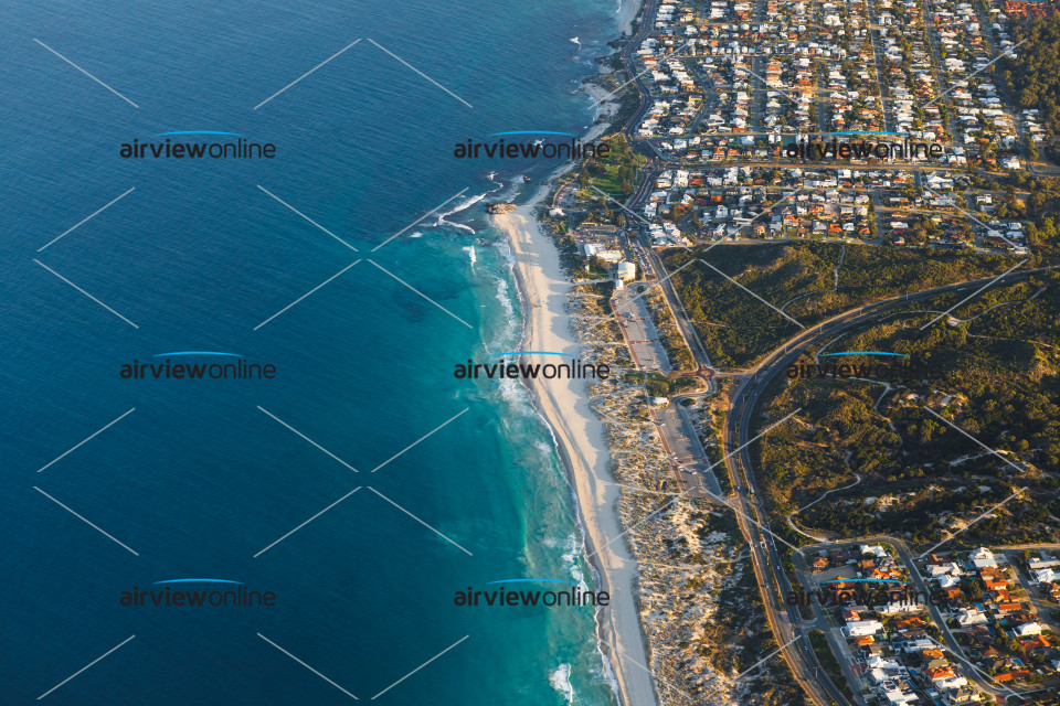 Aerial Photography Trigg Beach Sunrise Airview Online