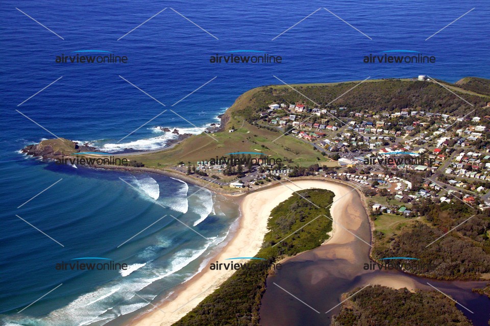 Aerial Photography Crescent Head Village Airview Online