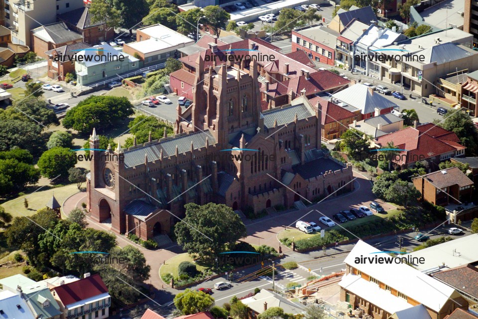 Aerial Photography Christ Church Cathedral Newcastle Airview Online