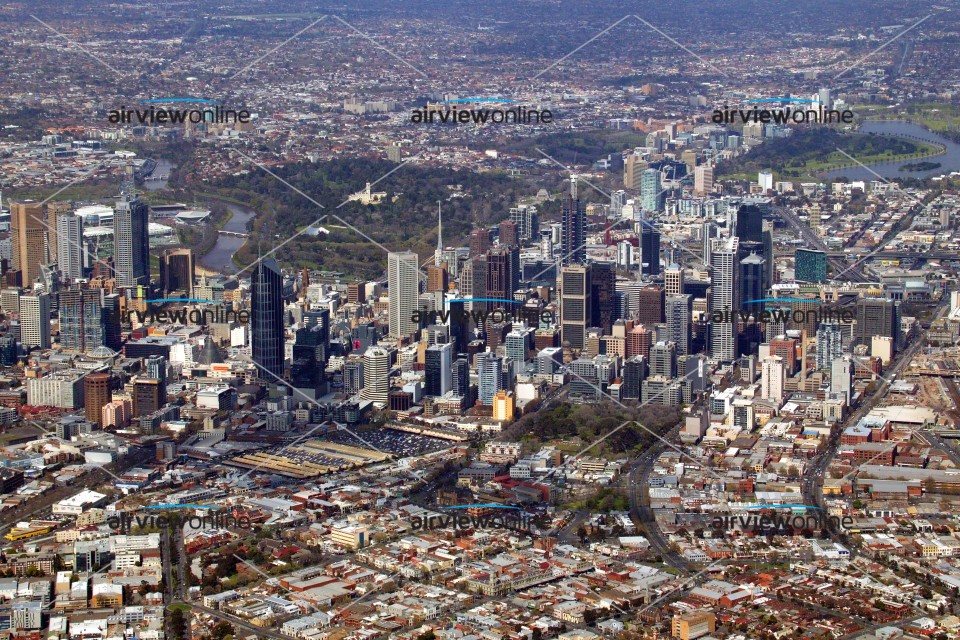 Aerial Image of Melbourne City