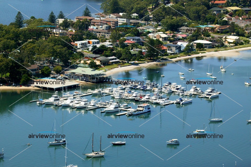 Aerial Photography Soldiers Point Marina Airview Online