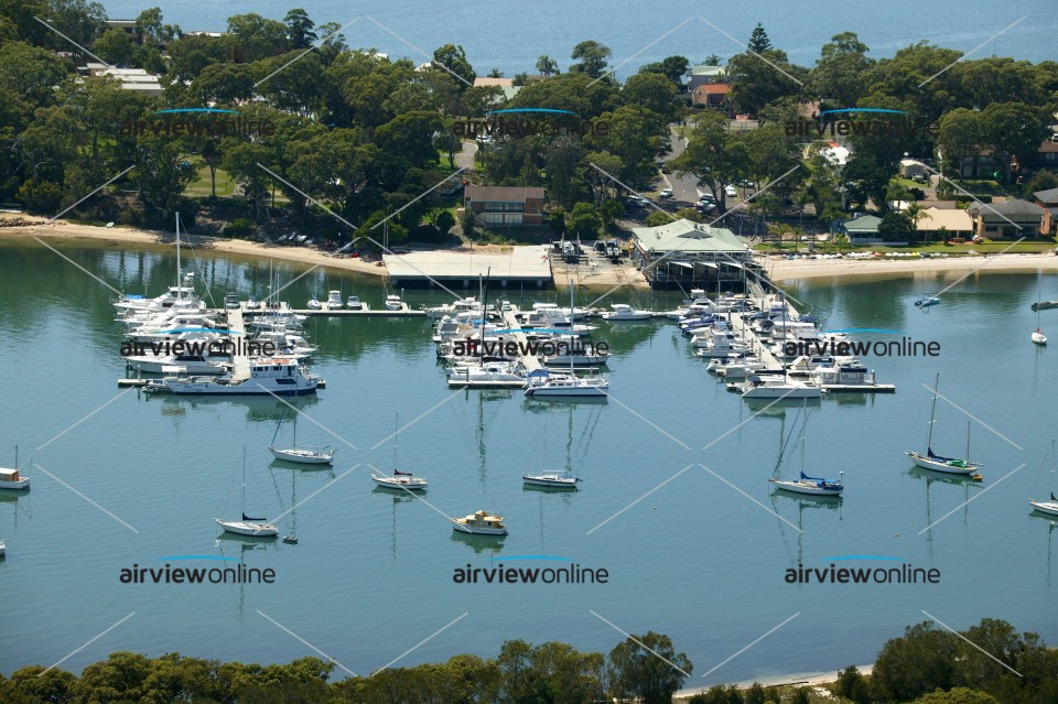 Aerial Photography Soldiers Point Marina Airview Online