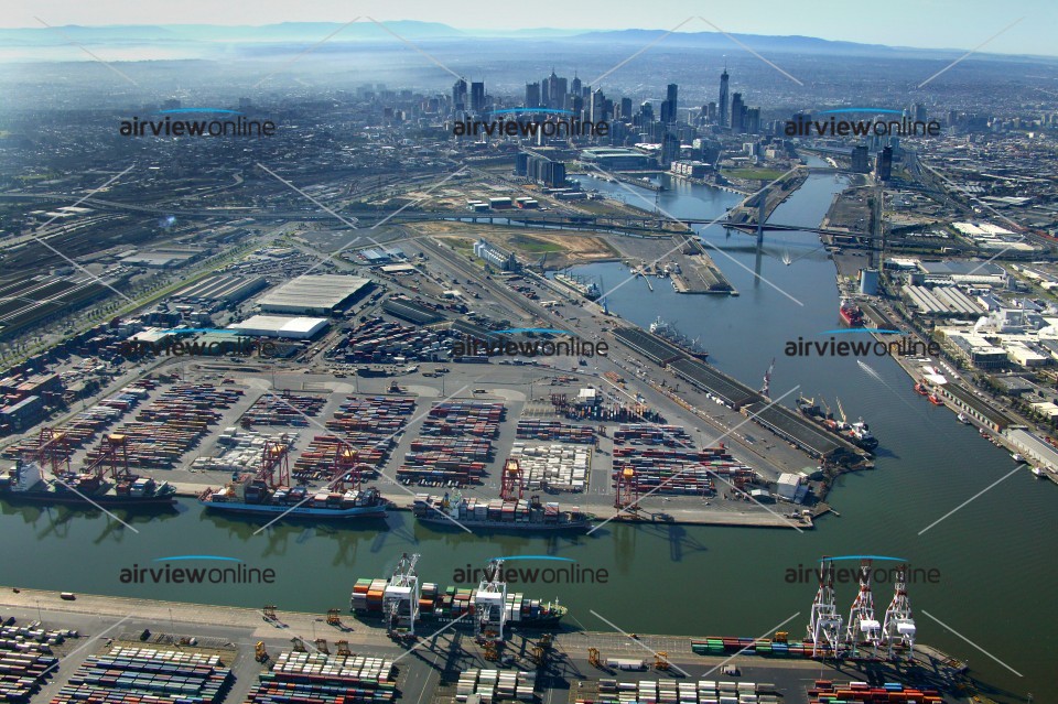 Aerial Photography Swanson and Appleton Dock Airview Online