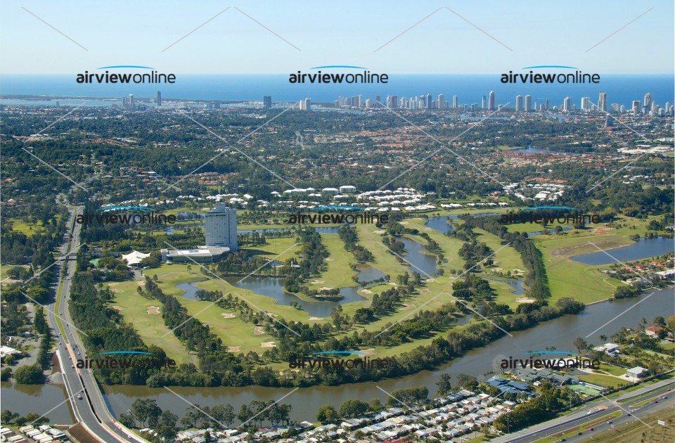 Aerial Photography Royal Pines Resort Golf Course Airview Online