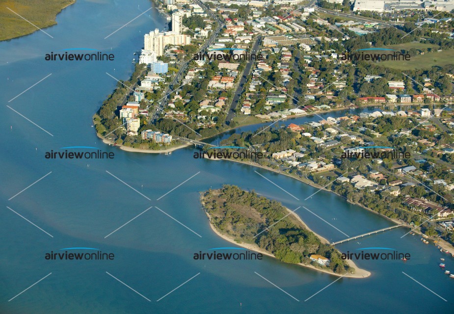 Aerial Photography Chambers Island and Picnic Point Airview Online