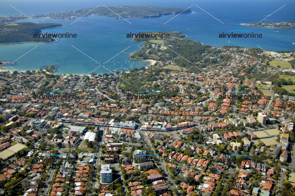 Aerial Image of Spit Junction and Mosman