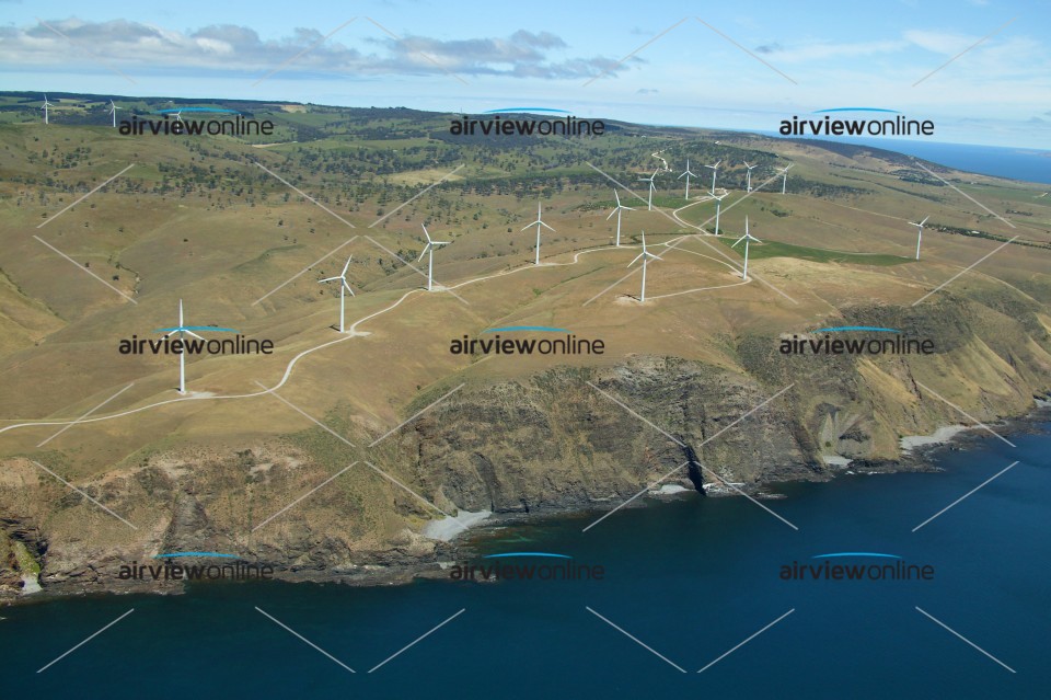 Aerial Photography Starfish Hill Wind Farm - Airview Online