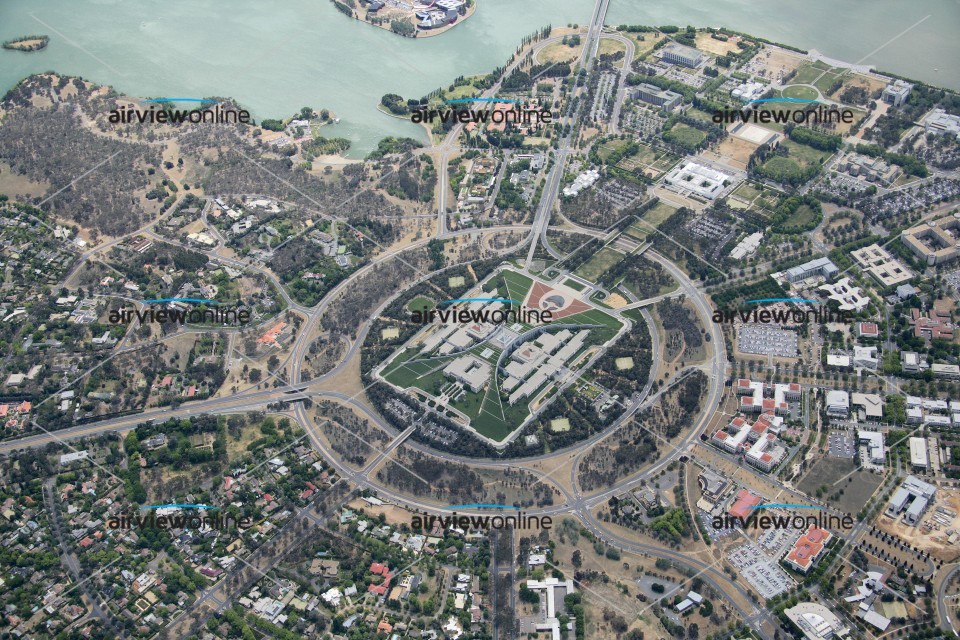 Aerial Photography Capital Hill, Canberra Airview Online