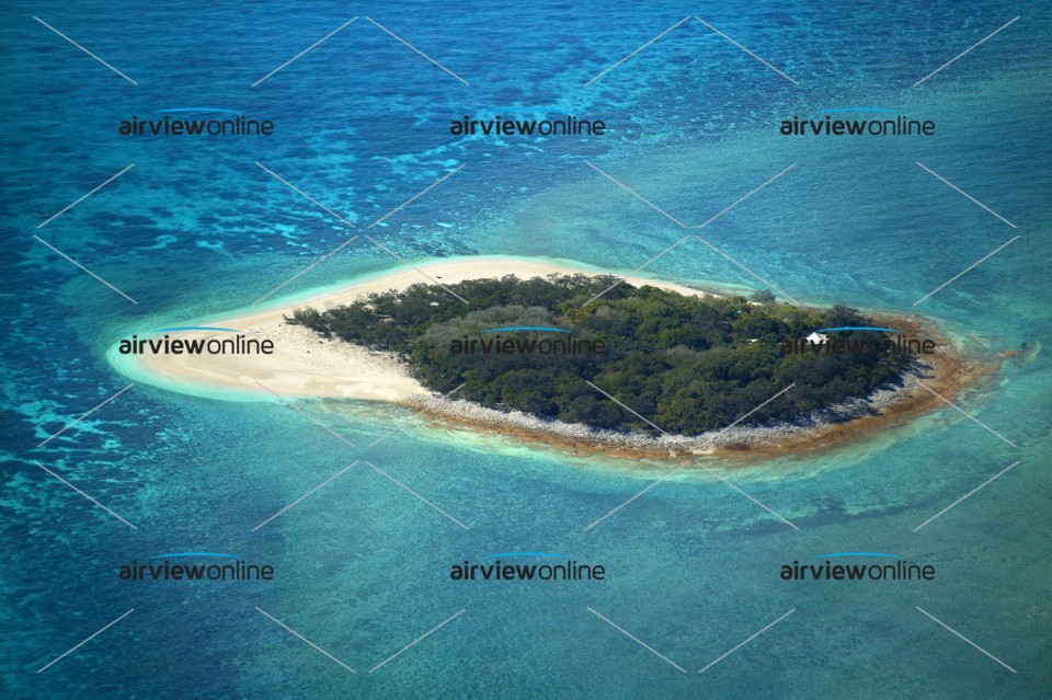 Aerial Photography Closeup of Wilson Island - Airview Online