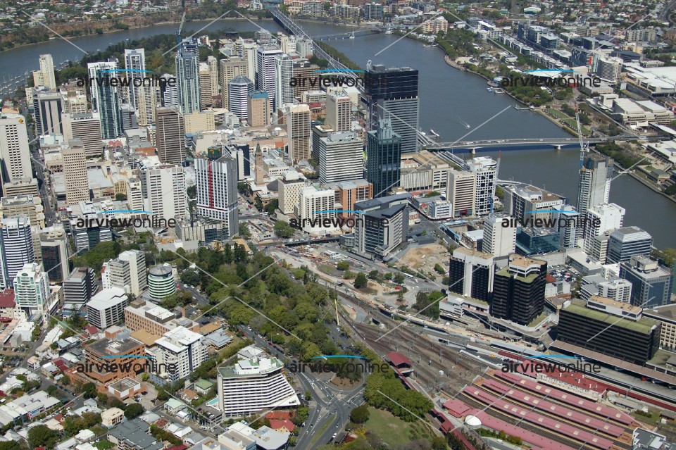 Aerial Photography Brisbane's CBD. Airview Online