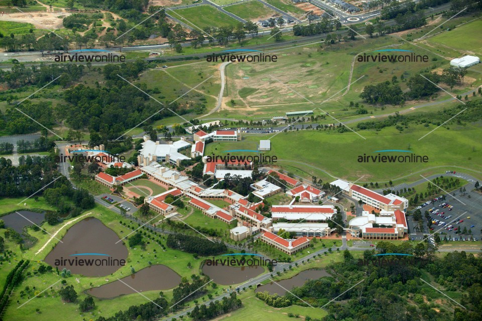 Aerial Photography University of Western Sydney in Campbelltown ...