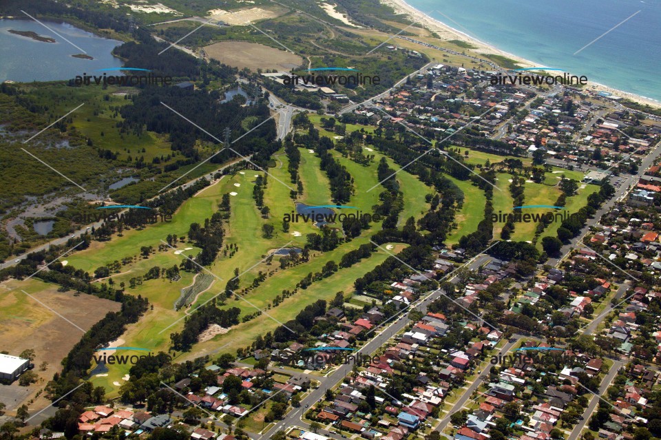 Aerial Photography Cronulla Golf Club. Airview Online