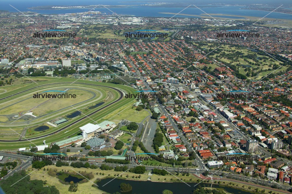 Aerial Photography Randwick Racecourse Airview Online