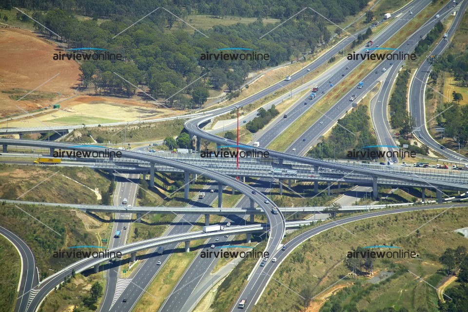 Aerial Photography The Light Horse interchange, Eastern Creek Airview