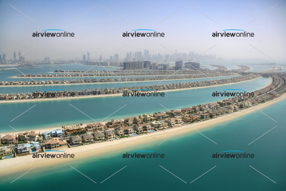 Aerial Photography The Palm Jumeirah, Dubai - Airview Online