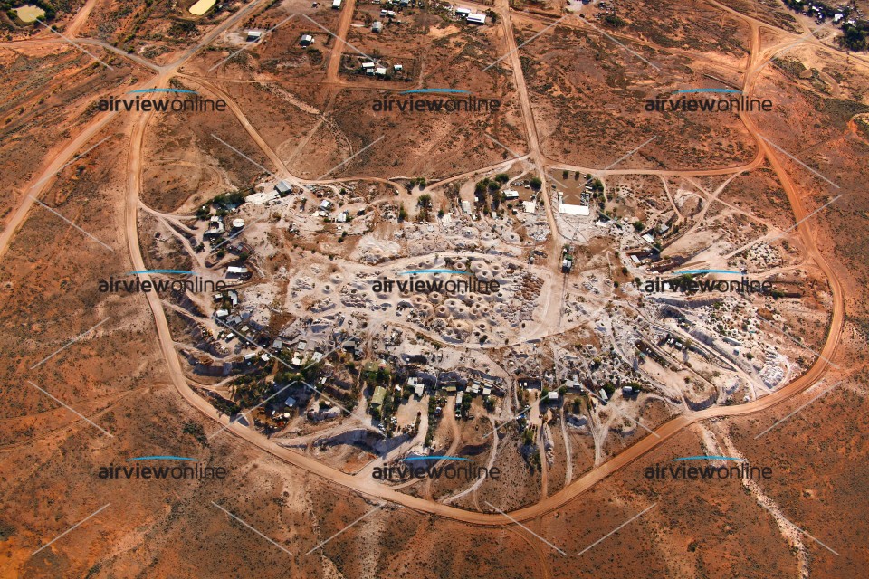 Aerial Photography White Cliffs Opal Town, NSW Airview Online