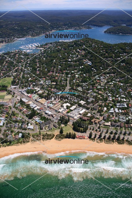 Aerial Photography Newport village to Pittwater - Airview Online