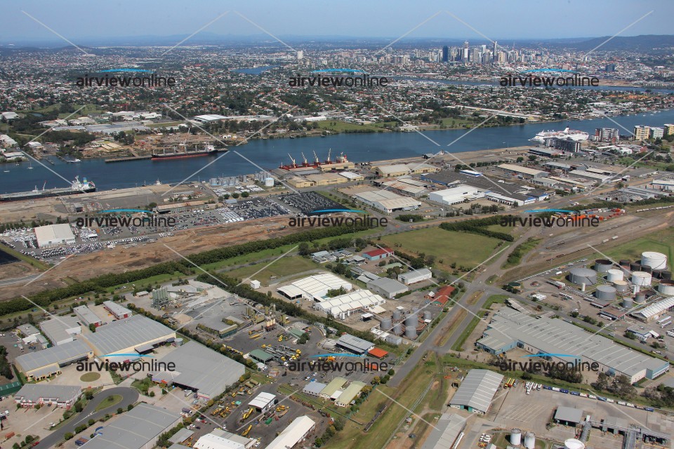Aerial Photography Eagle Farm to Brisbane City Airview Online