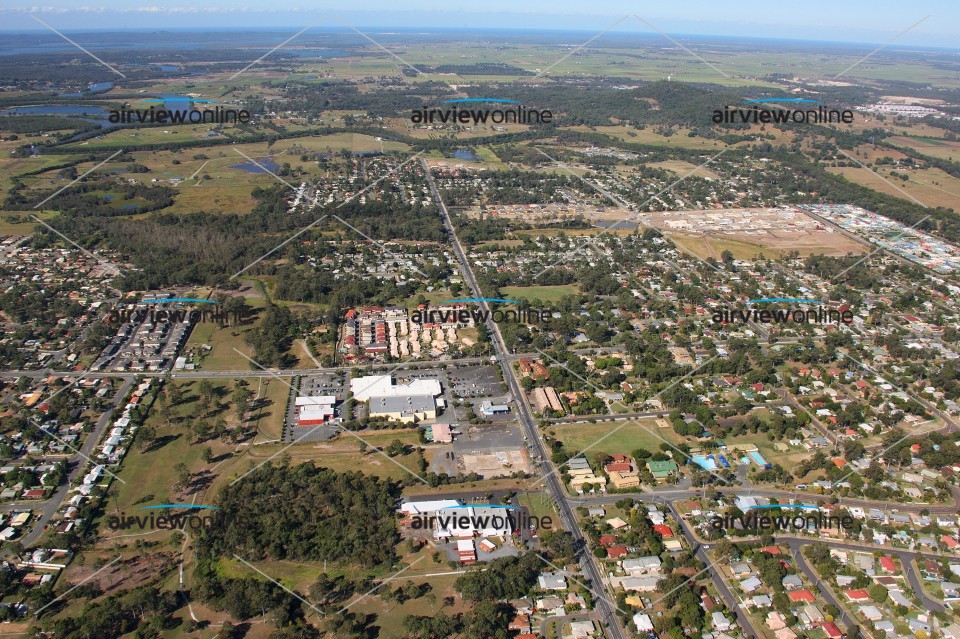 Aerial Photography Eagleby Looking East, QLD Airview Online