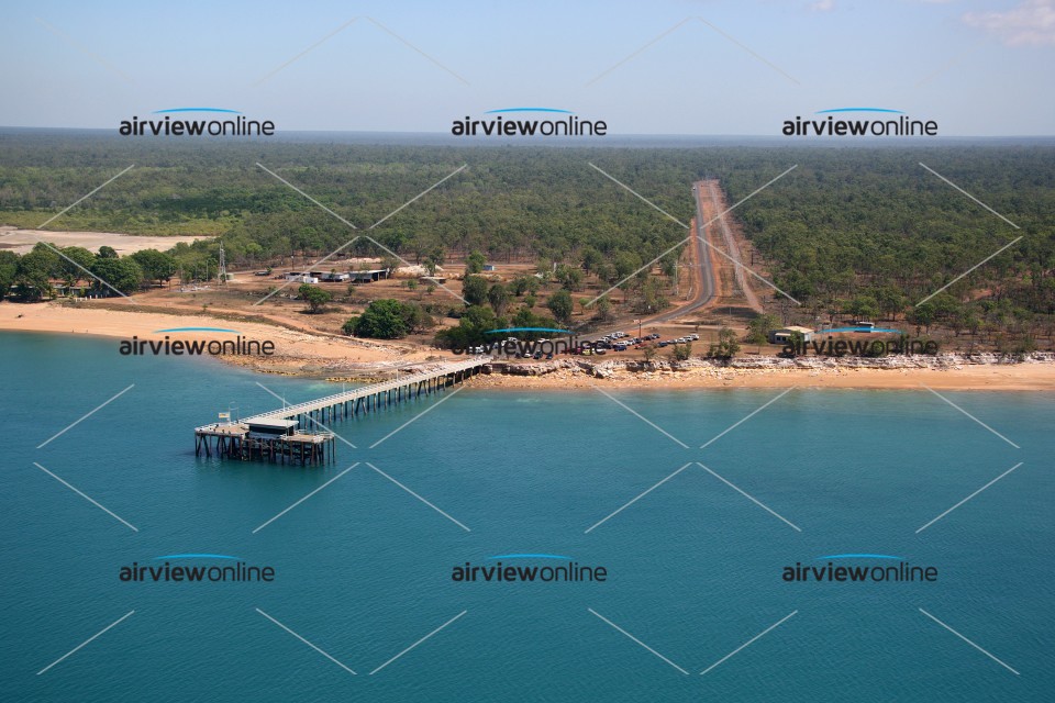Aerial Photography Mandorah Jetty, Northern Territory Airview Online