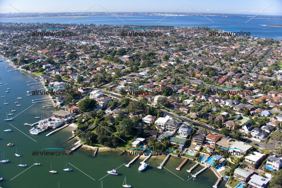 Aerial Image of Sans Souci waterfronts