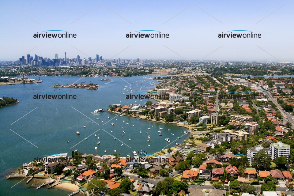 Aerial Image of Drummoyne Bay to Sydney