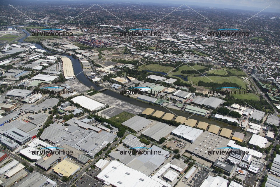 Aerial Image of Alexandra Canal, South Sydney