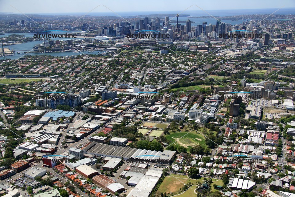 Aerial Photography Camperdown to Sydney Airview Online