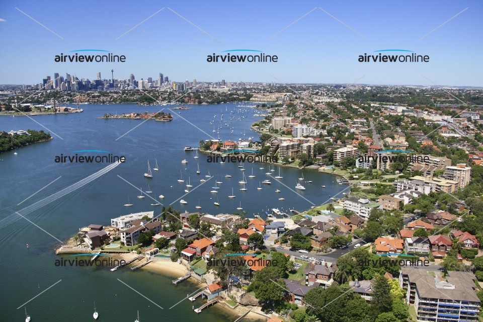 Aerial Image of Drummoyne to Sydney City