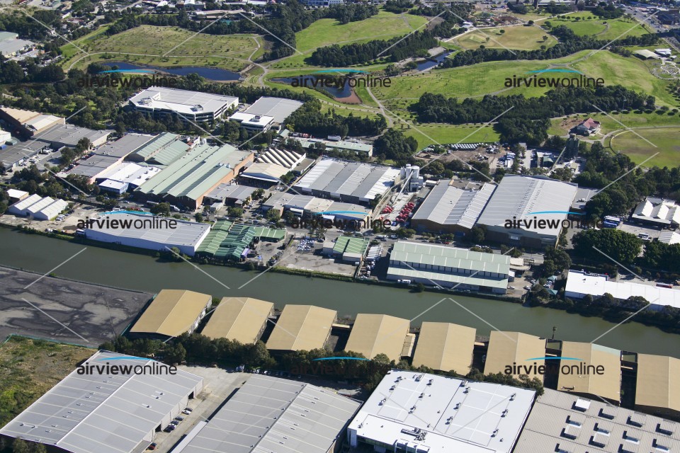 Aerial Image of Alexandria Canal