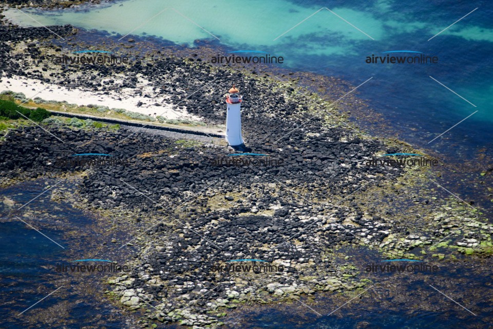 Aerial Image of Lighthouse at the South Coast, Victoria
