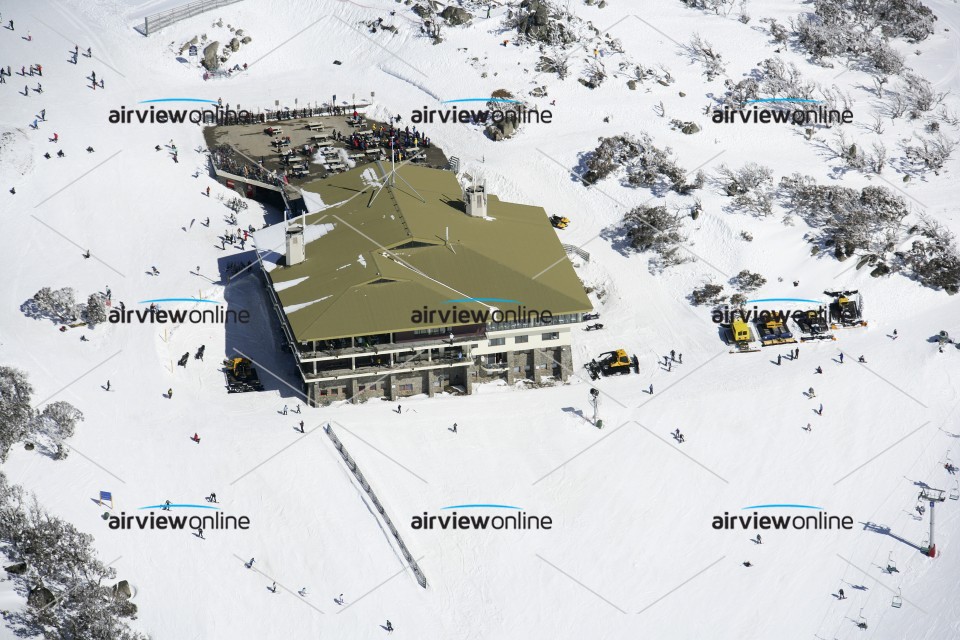 Aerial Photography Blue Cow Ski Lodge - Airview Online